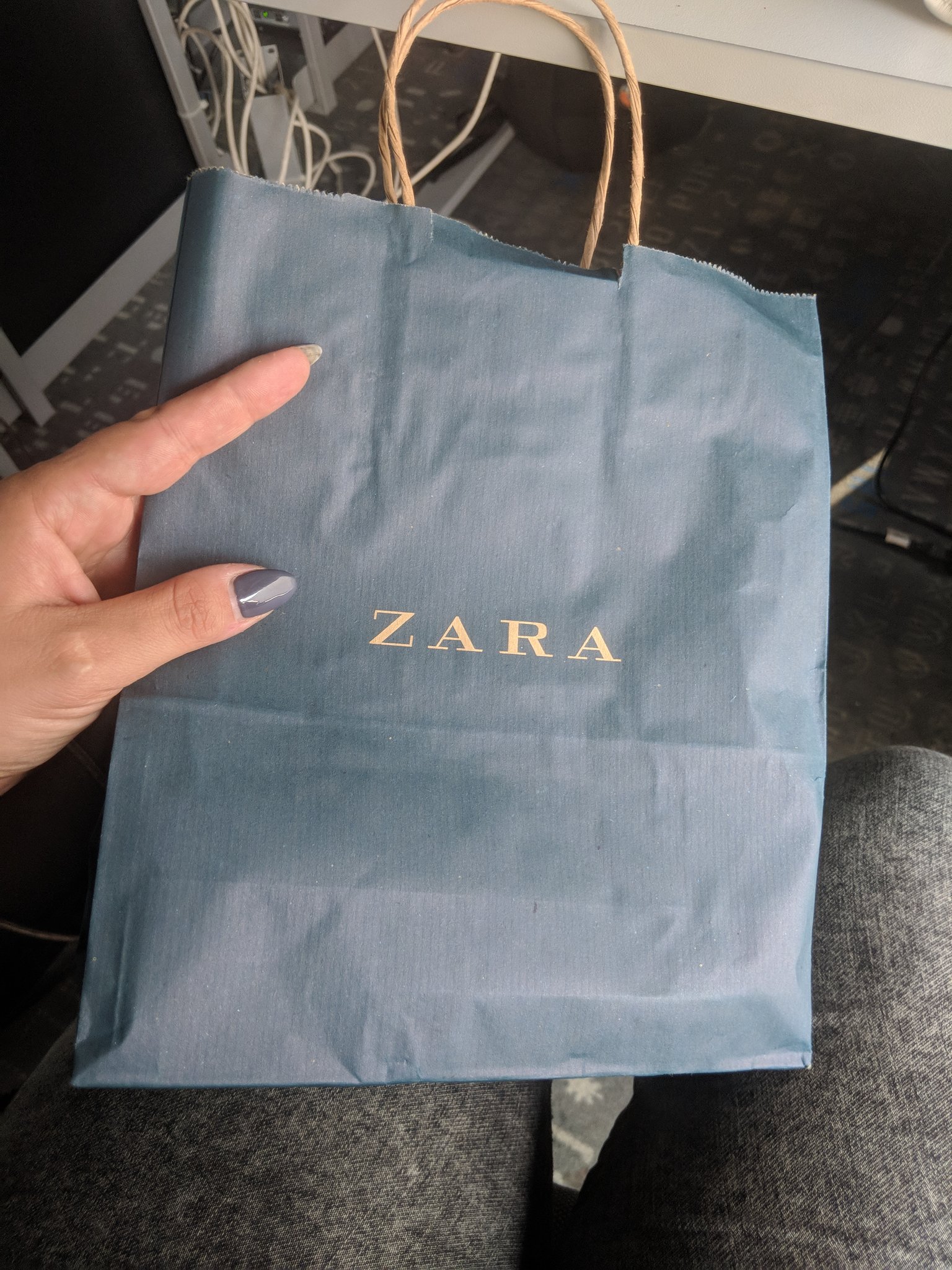 Paper bag zara original new arrivals