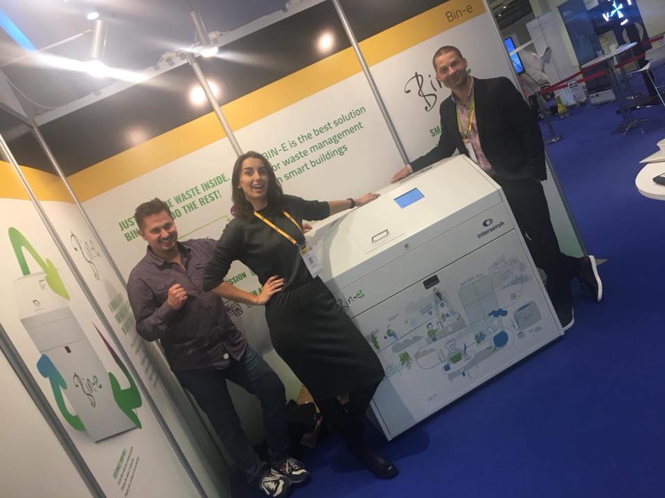 Thanks @InnoEnergyCE for having us at #TBB2018! Btw, we are great in developing smart waste bins but taking properly angled photos doesn’t belong to our strengths. Please take it as a form of art #smartwastebin #iot  #businessbooster #zerowasteoffice #startups #zerowaste