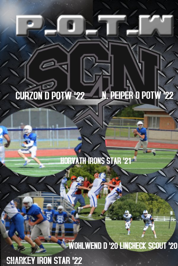 robertpomazak's tweet photo. @SCNFB2022 @scnfb2021 @SCNFBplayers @scn4th_Phase congrats to our Week 8 POTW. So excited to see the growth of these players over this season! Lets recognize them ! #theprocess #4yearcommitment https://t.co/5O92pvmiBg