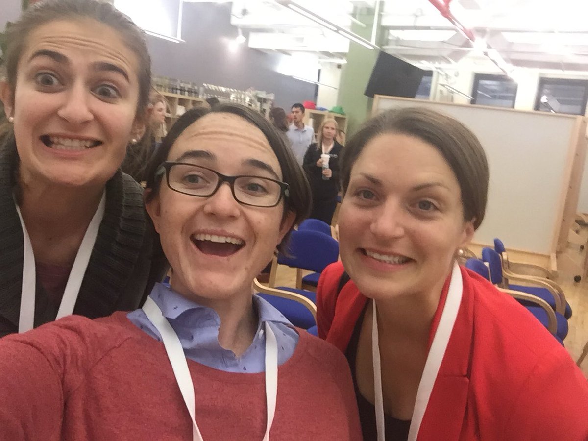 purdy_eve's tweet photo. Some of us have to save lives while you awesome people enjoy #fix18. Mutual mentor @SocraticEM put together that @_CharAlexander and I would be fast friends at #fix17. Now rocking @feminemtweets swag on the Gold Coast a year later!! If only we requested a surg consult from @drjng https://t.co/R75ASaSyNM