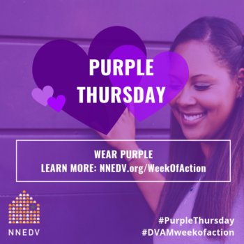Aftermath90's tweet photo. TODAY is #PurpleThursday. Join Aftermath as we wear purple to show support for survivors of domestic violence. Visit https://t.co/dcCPUUl6n2 for info. As always, if you are in danger, call 911 or the #DVM hotline at 1-800-799-7233 #DomesticViolenceAwareness #DVAMWeekofAction https://t.co/nX3wbZfccM