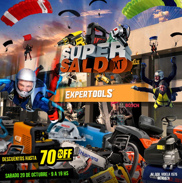 expertoolsxt's tweet image. 🔥Se viene un Nuevo #SuperSaldoXT🔥
🗓️Sábado 20 de Octubre de 9 a 19hs.
📍Av. Gobernador Videla 1575. Guaymallén, Ciudad de Mendoza.
Enorme cantidad de Máquinas y Herramientas con detalles mínimos.
😲DESCUENTOS Impresionantes de hasta 70%😲
👉Descuentos sólo en EFECTIVO.