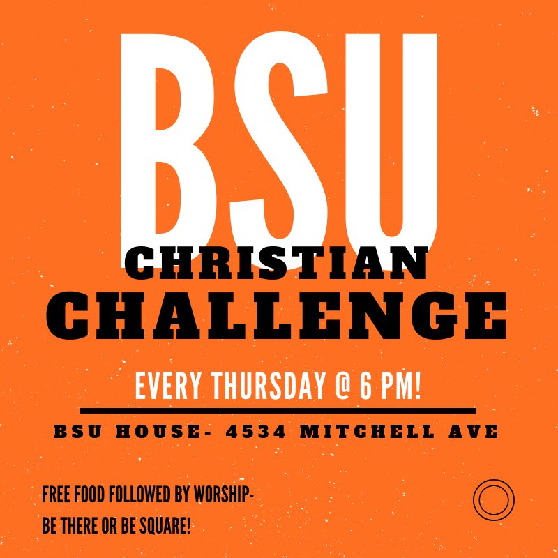 MWSUChallenge's tweet photo. Happy Thursday! We can't wait to see y'all at Christian Challenge Night! Don't forget- FREE dinner at 6 with worship starting at 7 AND we are inside!! See ya there! https://t.co/NJ13iBVRj7