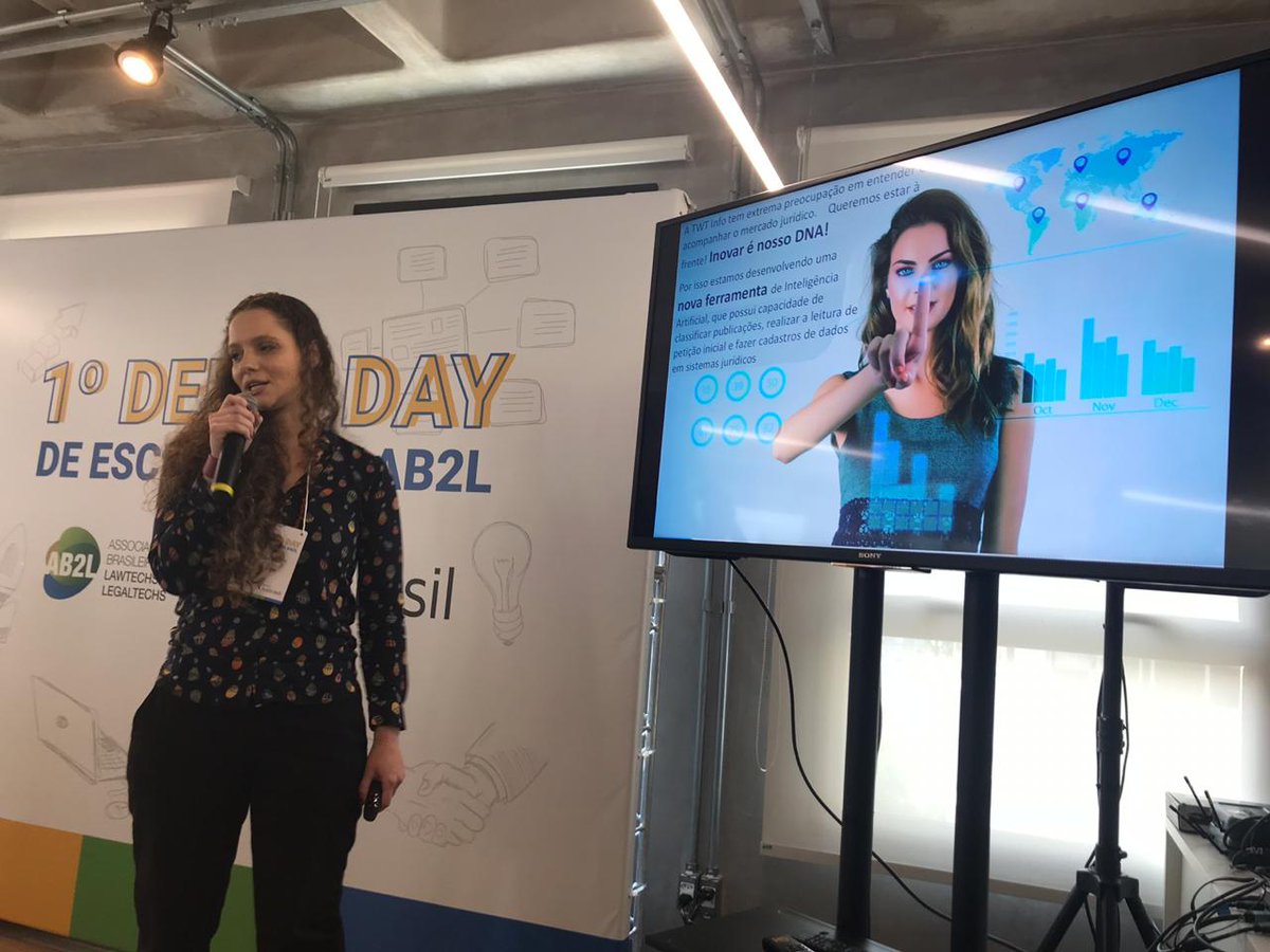 twtsoftware's tweet image. Demoday da AB2L focado em escritórios acontecendo agora na sede do JUSBRASIL!
Tema da Palestra: Desafios do Setor: Manter o escritório competitivo e lucrativo.
Apresentação: Najara Becker
Conheça nossas soluções!

#TWTInfo #ADVWIN #ERobo #Demoday #AB2L