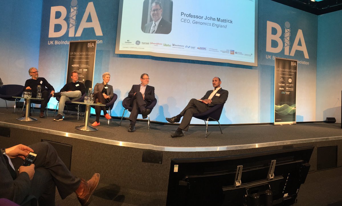 BIA_UK's tweet photo. What is value in the context of #genomics? Our panel in Mountbatten discusses #ukbsf https://t.co/XDijBxp3EG