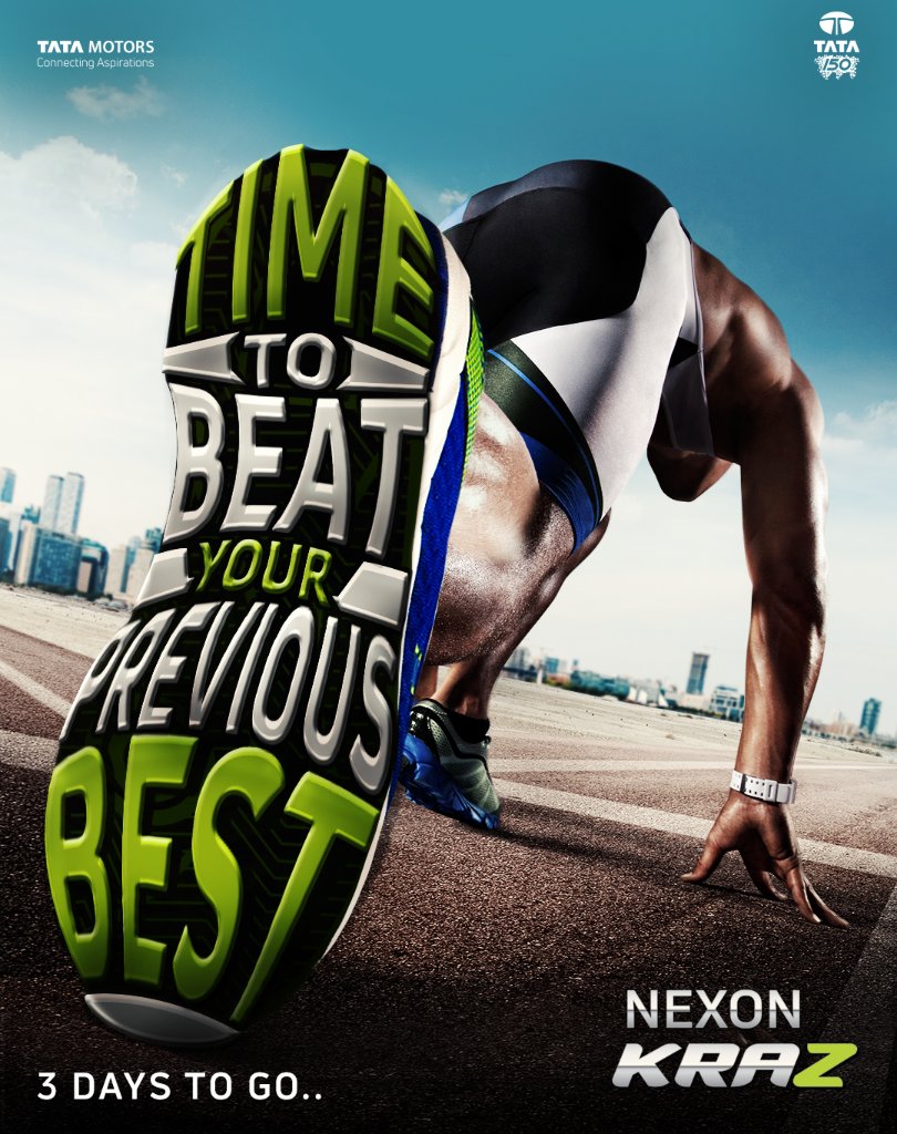 TataMotors's tweet photo. 3 days to go! Anyone can run, but only the tough can endure a marathon. #RunToLevelNex during the Airtel Delhi Half Marathon that has the #TataNexon as the lead car, and show the world what you are made of.
@runadhm
#LevelNexSUV #ADHM2018 #DaudDilli https://t.co/hZeglwCuKR