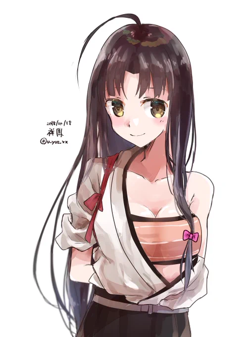 祥鳳
#艦これ版深夜の真剣お絵描き60分一本勝負 #艦これ版真剣お絵描き60分一本勝負_20181018 #艦これ 