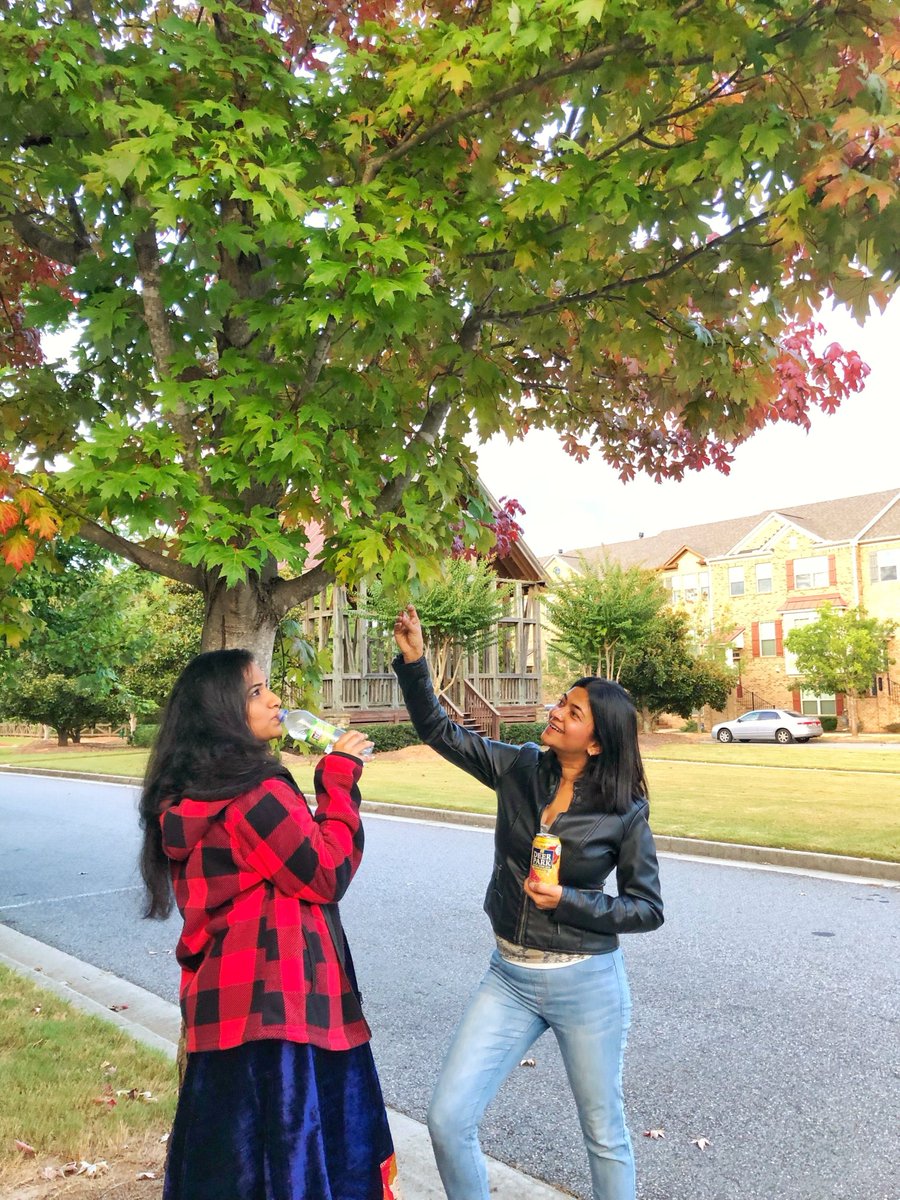 Enjoying the start of the leaves changing has got to be one of our favorites. What’s your favorite thing to do in the fall? #DeerParkSparkling