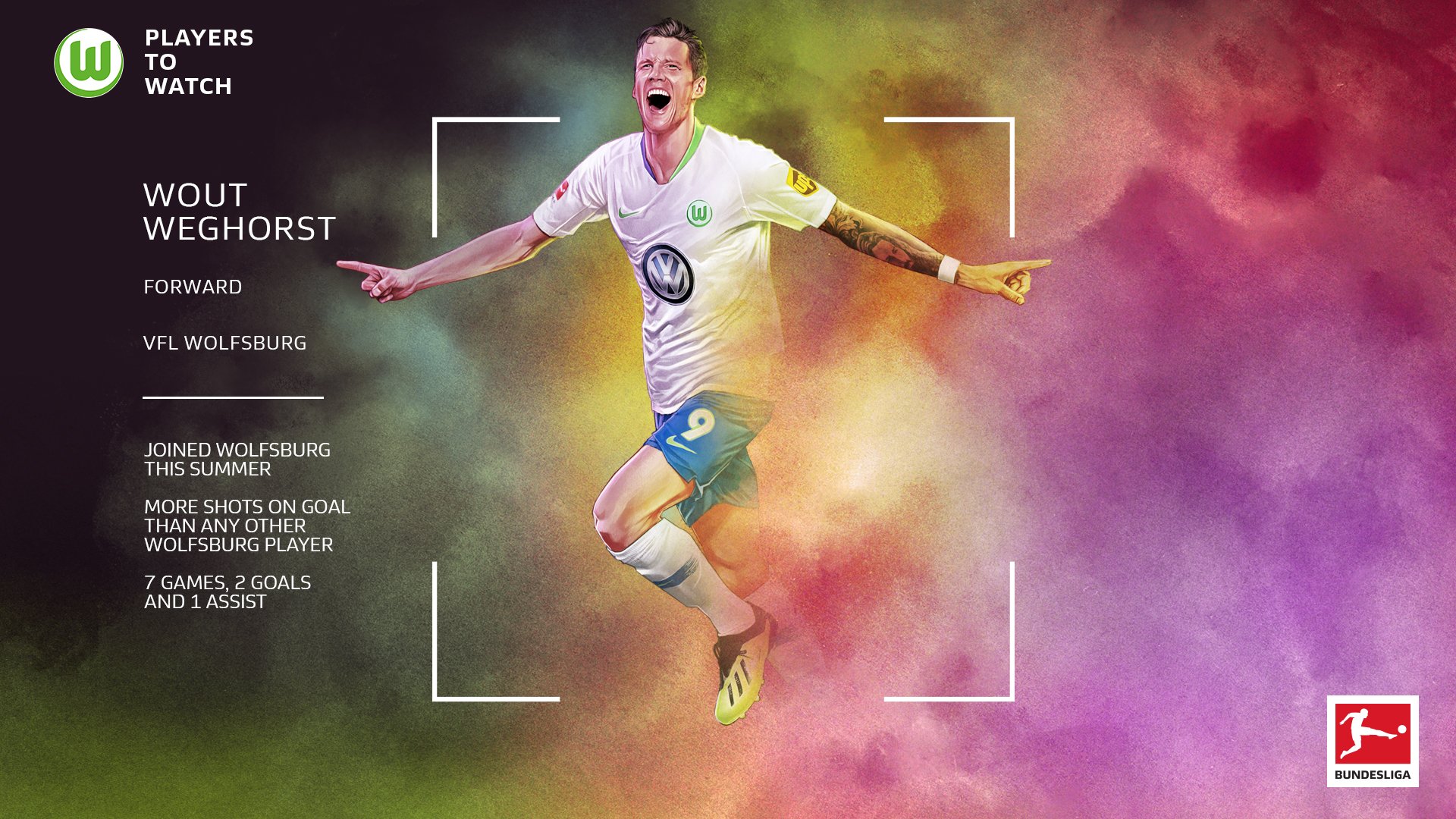Bundesliga English On Twitter The Wolfpack S Stronger With Wout Weghorst Vflwolfsburg En Wobfcb