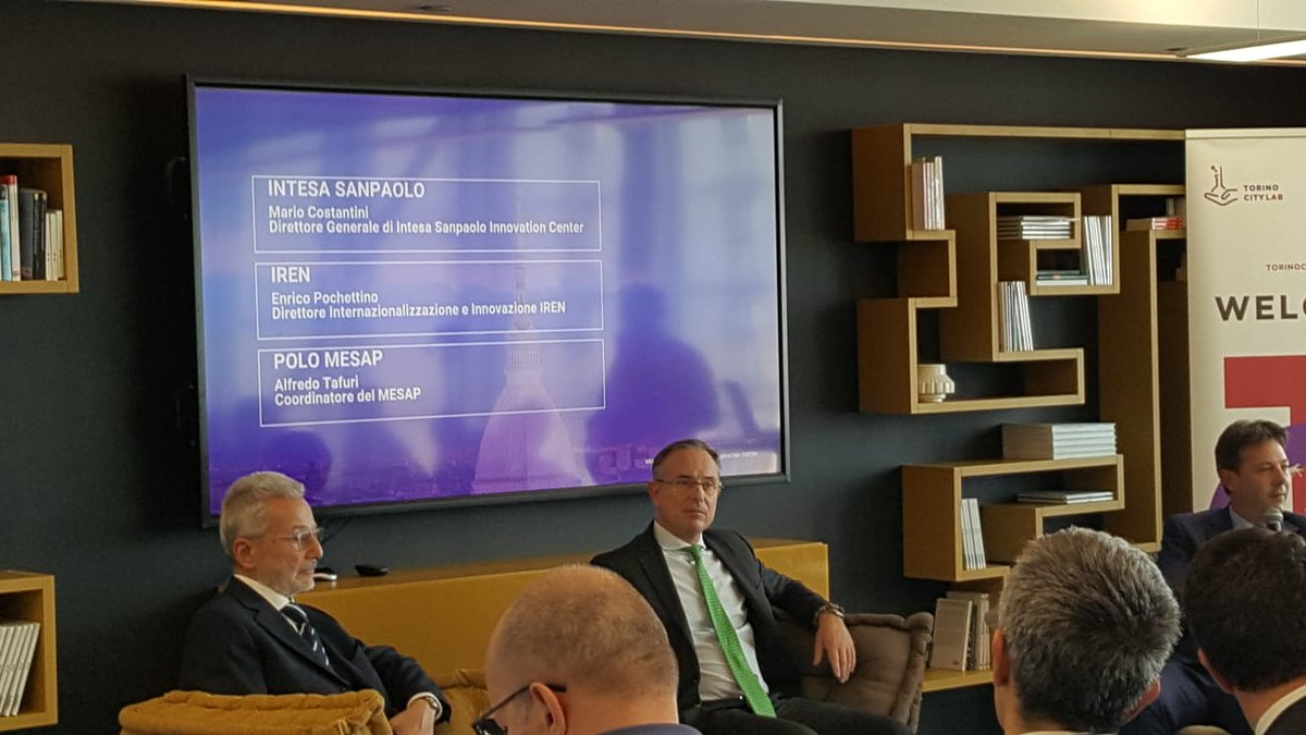 intesasanpaolo's tweet photo. Mario Costantini, DG Intesa Sanpaolo Innovation Center "Vogliamo lavorare per una Innovation for good, un'innovazione che generi progresso. Il #TorinoCityLab è una visione lungimirante, un progetto sperimentale di #openinnovation" https://t.co/X7OhUqwJcR