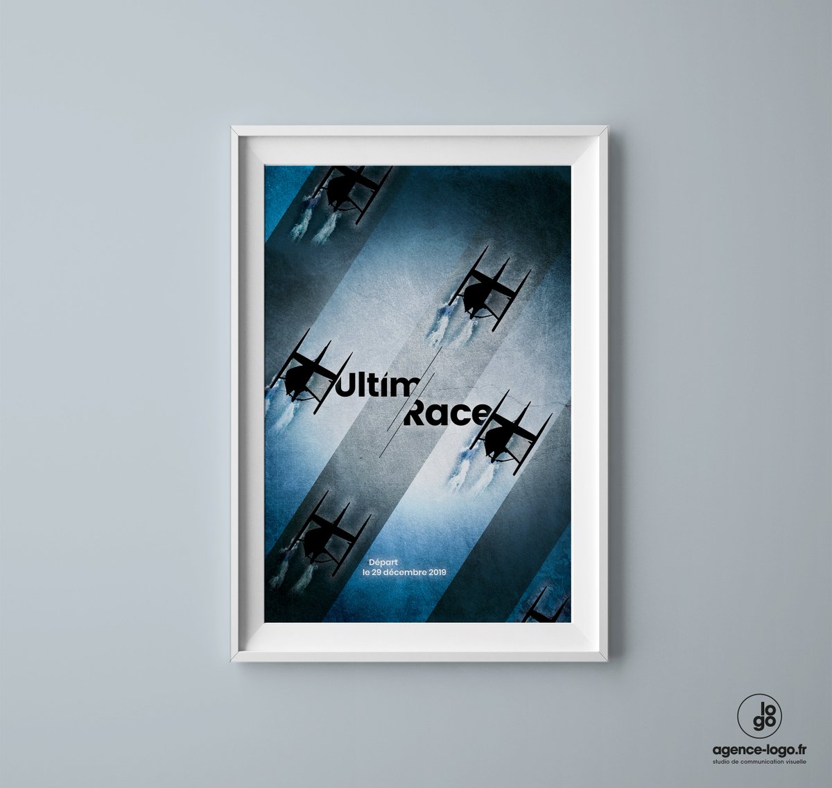 agencelogo's tweet photo. [exploration créative] 
⚓️ 1 concept / 4 affiches 🌊
------------
#affiches #posters #voile #courseaularge #ultim #ClasseUltim #brestoceans #routedurhum https://t.co/CtX2ZPhI6l