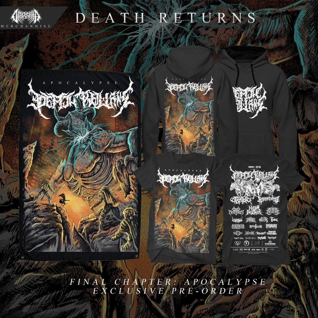 DeathReturns's tweet photo. @sorgovvashrav Kami boleh je. cuma show kami dh penuh. jemput hadir ke death returns final apocalypse. event 2 hari. 6 band international. 18 lokal #deathreturns https://t.co/uOOZixMOAk