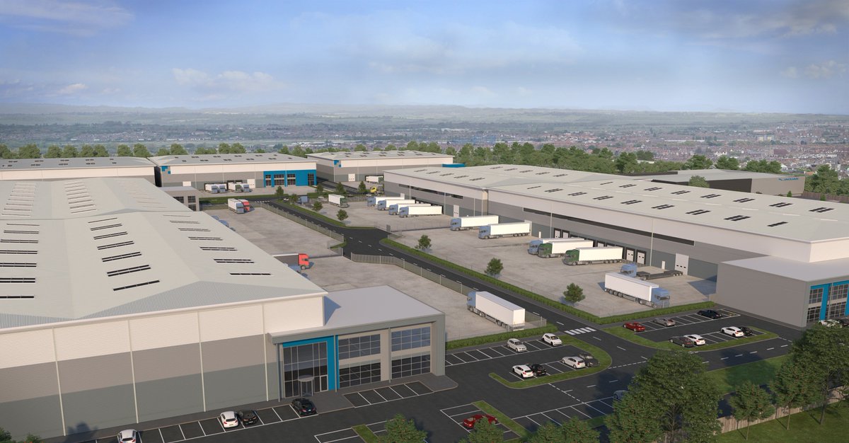 mountparkEU's tweet photo. We have let a 107,392 sq ft DC at Mountpark Southampton phase 2 to @PFSweb. This is the fourth unit we have let on the park before practical completion and we look forward to welcoming our new customer #logistics @DowleyTurner @GVAViews @JLLUK https://t.co/Q8BxPFuEHu