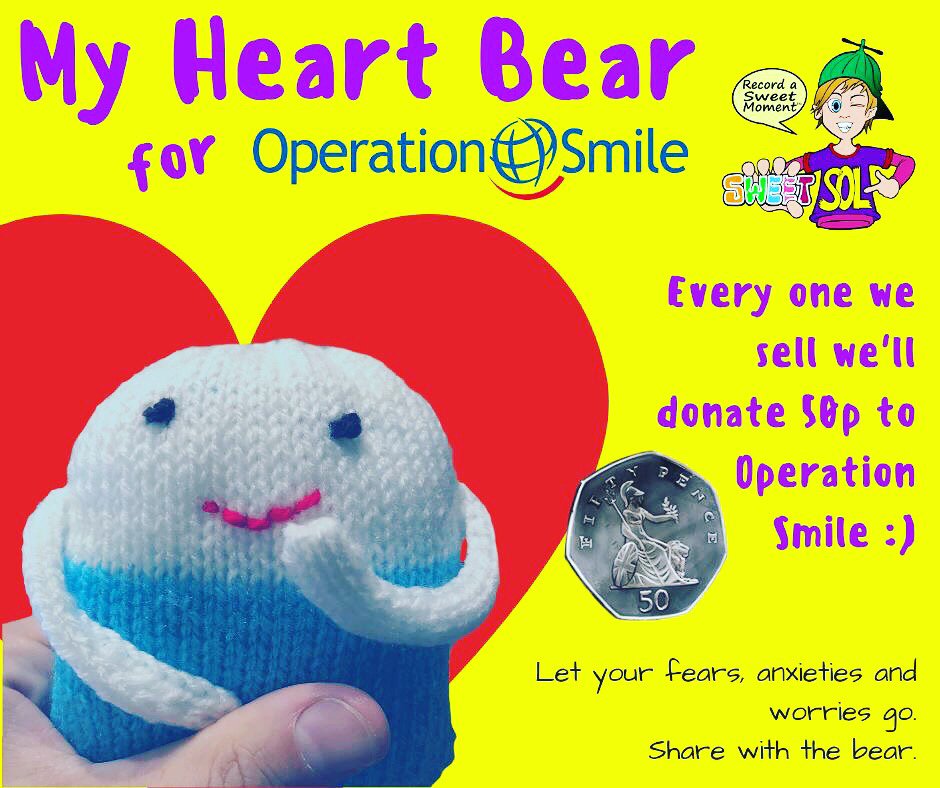 sweetsweetsol's tweet photo. Itโs #MentalHealthMonth our #HeartBears help you voice your #anxieties letting go of unwanted #fears & #worries. Every one sold we donate 50p to @opsmileuk
#SweetSolSupports #SweetSol #SweetSolNews #Charity #WhatWouldSolDo #thursday #handmade #Squish #soft #mentalhealthmonth https://t.co/UBqA7zxtsX