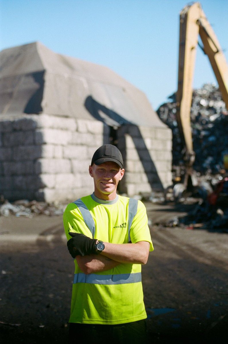 1/2 We don’t really do labels at Recycling Lives. If we do, they’re only positive... Like Ian’s: Uncle. Crane driver. Public speaker.