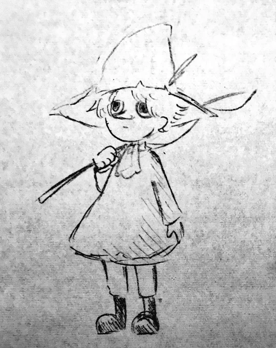 TLでたまたまムーミンを見かけて、昔一時期ハマってた事もあり瞬時にムーミン沼に落ちてしまった…
この親友コンビ最高に可愛いし癒されるからいっぱい描きたい_(:3」z)_ 