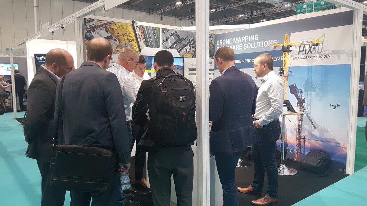 pix4d's tweet photo. It’s the last day of #DigiConWeek! A lot of buzz about Pix4D’s #CraneCamera solution for daily, automated 2D & 3D updates of your construction site. If you're in London and want to learn more, come see Julian Norton's keynote at 15:45, Tech Stage. #Pix4Dbim #digitalconstruction https://t.co/qg1h61QLdx