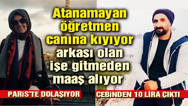Ersin Turan, atanamadığı için intihar edeli 4 gün, AKP Kütahya Milletvekilinin kızının, açıktan atamayla Kütahya Belediyesi’nde işe girdiği ve işe gitmeden maaşını aldığı anlaşılalı 1kaçsaat, Erdoğan Hz Ömer adaleti falan filan diyeli çok oldu.
