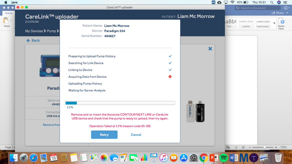 type1project's tweet image. when Medtronic's @MDT_Diabetes own carelink system won't work to upload #pump data but @Tidepool_org works with no problems. Thanks @Tidepool_org