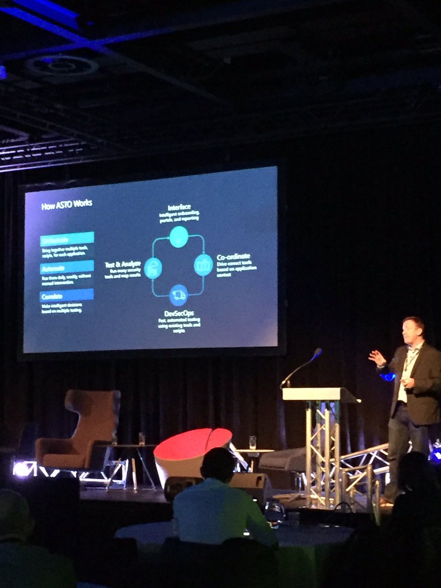 thatITrecruiter's tweet photo. @garydarobinson from @uleska_sec at the @bigdatabelfast security track exposing the harsh truths about the glaring gaps in application security. Also entered the stage to the Airwolf theme 🤟🏼#bigdatabelfast18 https://t.co/mCw1RTzbiz