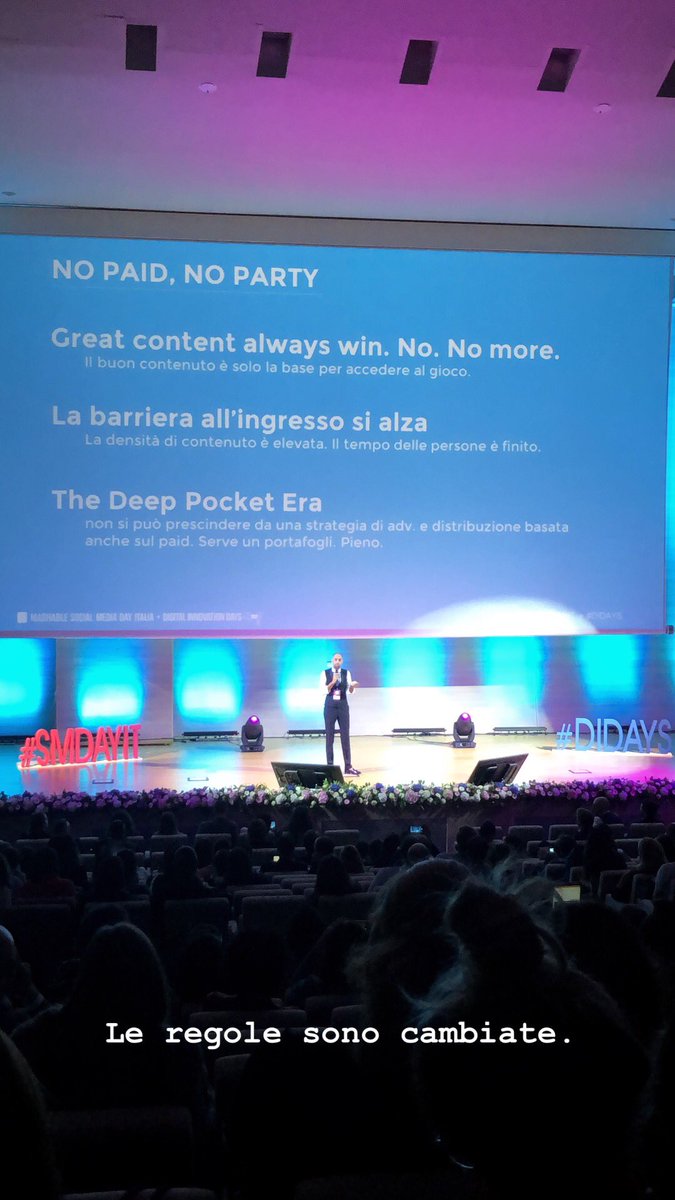 chinaski_83's tweet photo. Le regole sono cambiate... Per tutti. Cit. @FilippoG8 #SMDAYIT https://t.co/1656cKzZTP