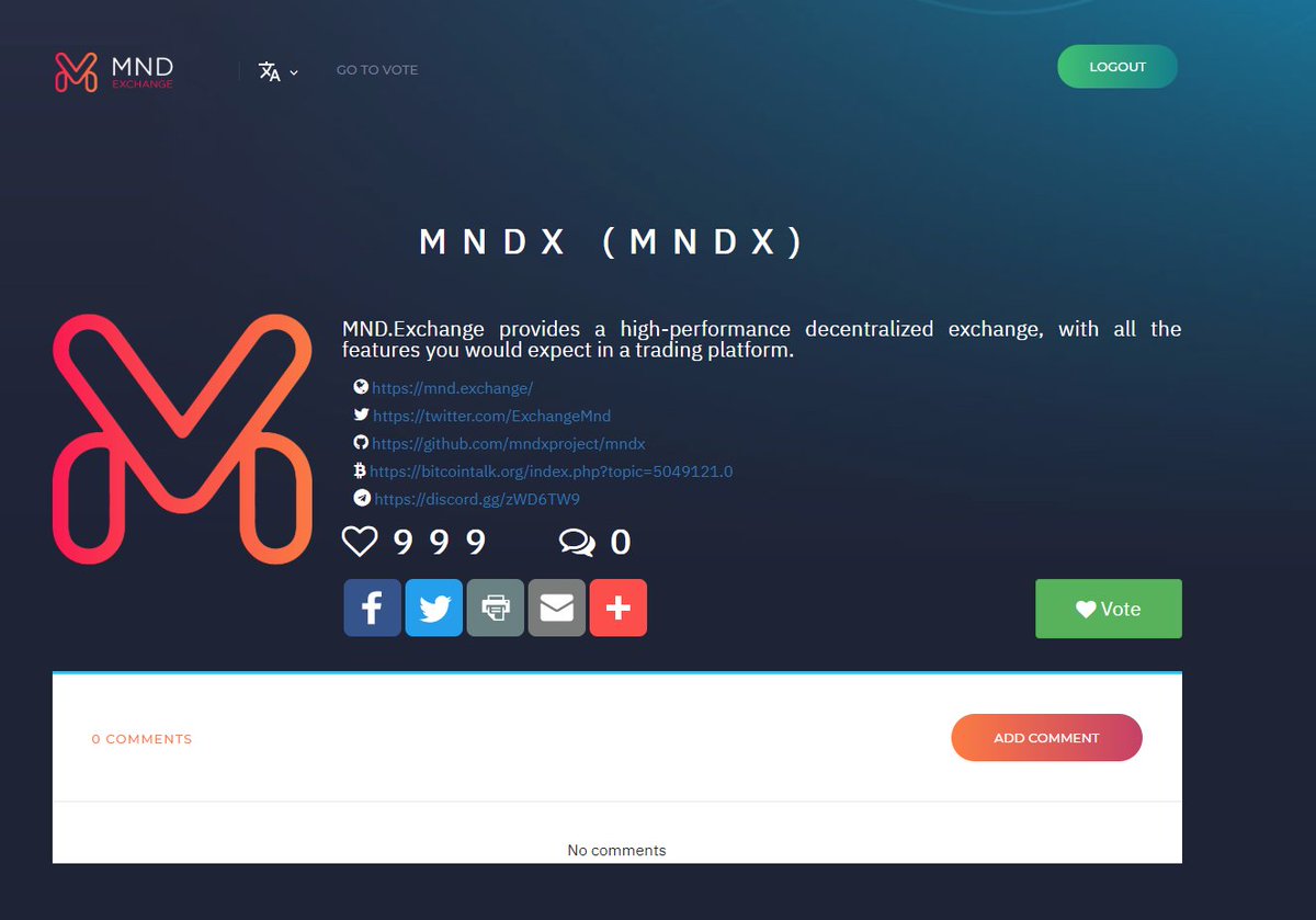 ExchangeMnd's tweet photo. We update our voting system - from now you can Leave Comments to you favorite coins and share voting invite via most popular social media! https://t.co/Fda9Pon6DF