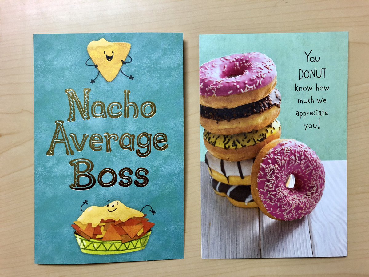 Found these on my desk on my first day back from vacation! #ReadyToDominate #MyTeamKnowsILoveFood #BestTeamInRetail