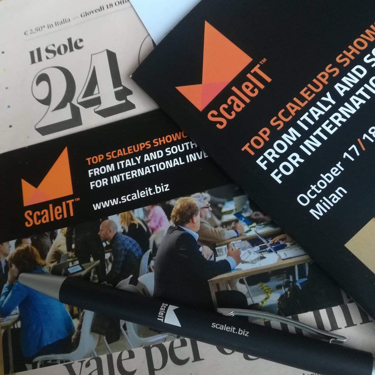 emilabirascid's tweet photo. Splende IlSole sulle scaleup grazie a @ScaIeIT 2018 #ScaleIT18 https://t.co/Skma4cgqYj