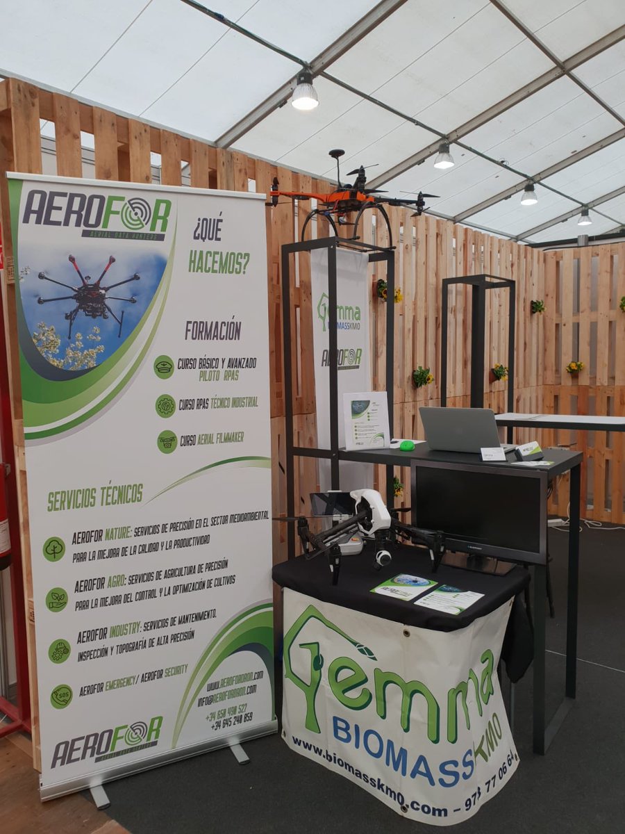 gemmambiental's tweet photo. Preparats i tot a punt per la ⁦@FiraBiomassa⁩ . Ens trobaràs a l’Espai socis ⁦@clusterbiomassa⁩ amb els companys de @aerofordron

https://t.co/ncsjtoTDbT https://t.co/567ZVogxDq