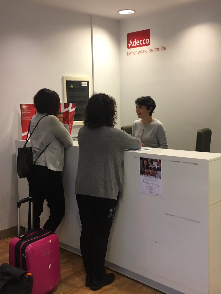 AgostinisCarla's tweet photo. Recruiting Day Pescara# WSRIA#LavoroconAdecco https://t.co/P0JiI701FD