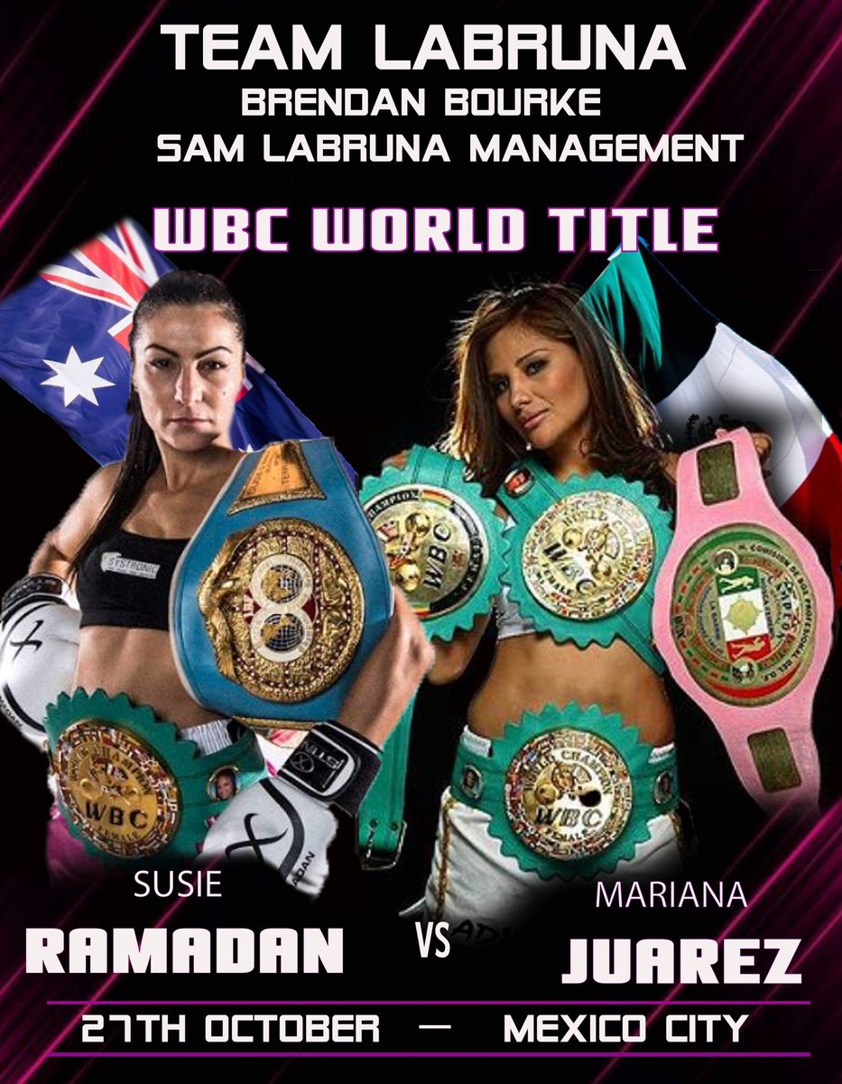 stingsports's tweet photo. Best wishes to one of the greatest Australian Women’s Boxers &amp; STING Athlete SUSIE Q RAMADAN 🇦🇺🥊 on her way to fight for the WBC World Title | #TeamSusieQ @susieqramadan
#SusieQ #StingSports #Boxing #WomensBoxing #WBC #AusBoxing #MelbourneBoxing https://t.co/zf5PMGgptx