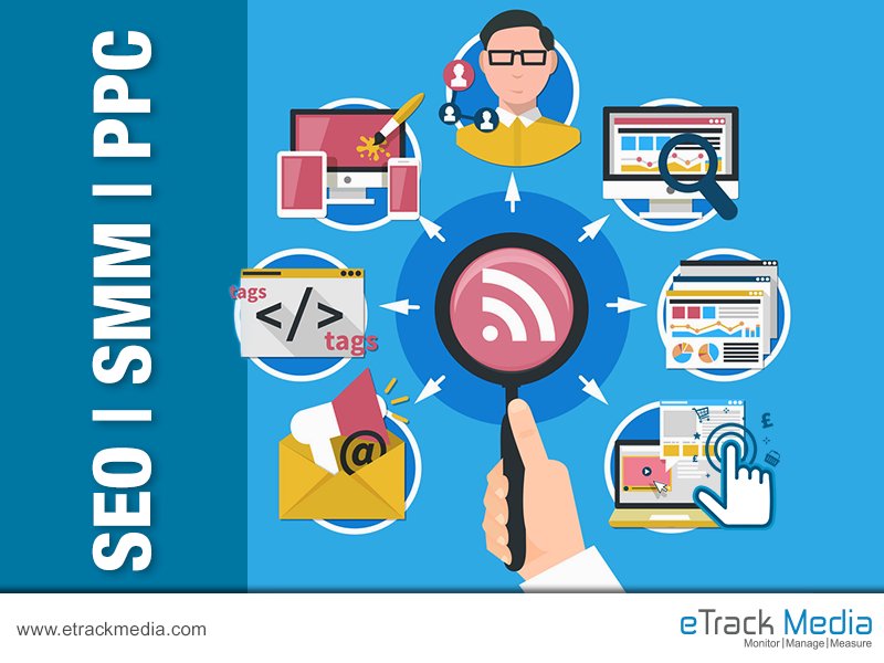 eTrackMedia's tweet photo. eTrack Media is one stop shop for all your internet marketing needs &amp; requirement.

#SMM #SEO #PPC https://t.co/3XpLPsDSE6