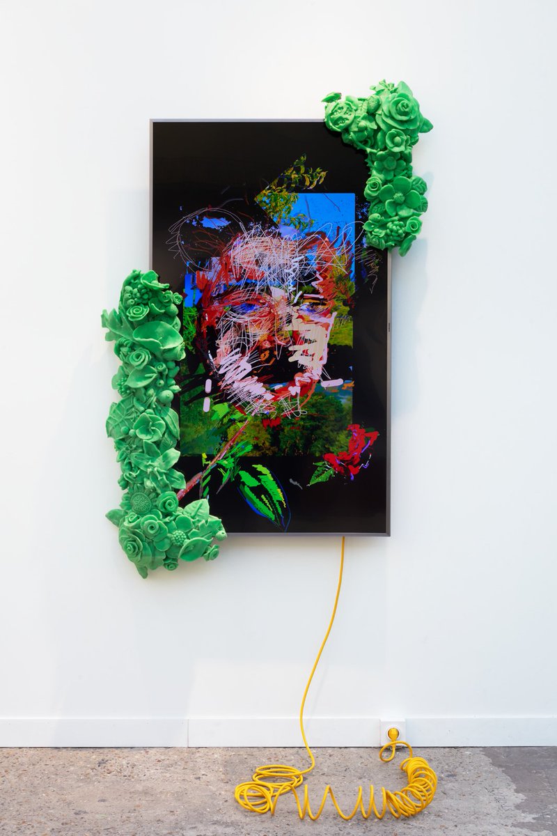 SadieColesHQ's tweet photo. Join us at booth B.41 for day two of FIAC Art Fair in Paris to see work by gallery artists including #UriAran, #MonsterChetwynd, #KatiHeck and #BornaSammak (pictured). (@FIAC)
Photo: Robert Glowacki https://t.co/8vXoyhgNb9
