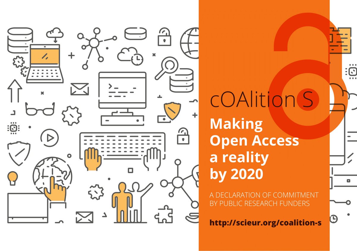 gtoneill's tweet photo. In implementing #PlanS the national funders of #cOAlitionS should actively encourage and financially support #publishingplatforms which do not charge #authorfacingfees for #openaccess. See @petersuber article on 'No-Fee Open Access Journals' → https://t.co/IH6bj2XKoh. @Eurodoc https://t.co/penpflcXEw
