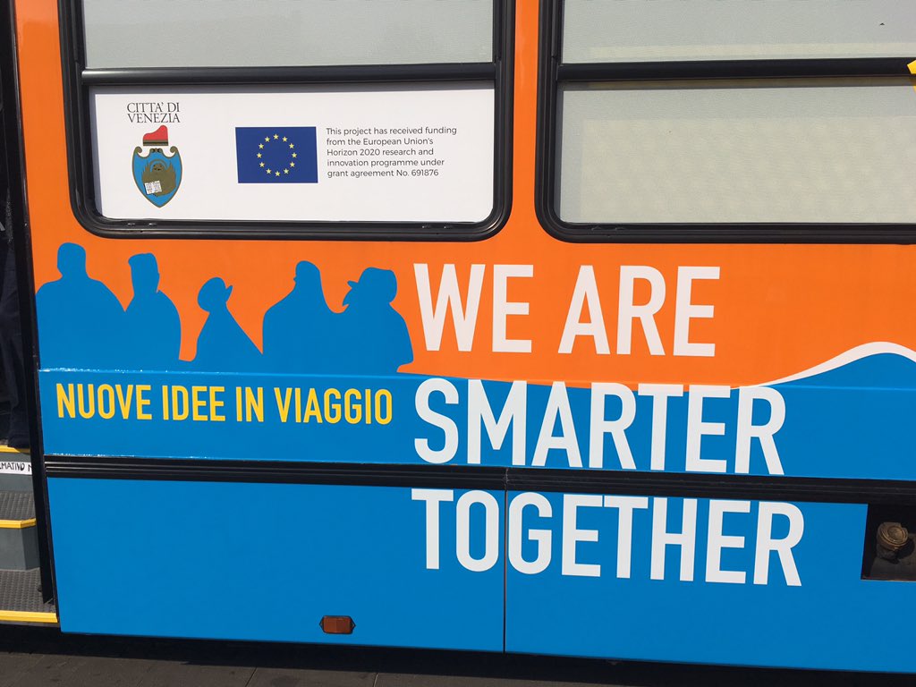 ravenna_paola's tweet photo. #smartertogether #partecipation BUS LAB @lucabattis @BorasoRenato @SmarterH2020 @muoversivenezia @comunevenezia https://t.co/dpyBskKF0y