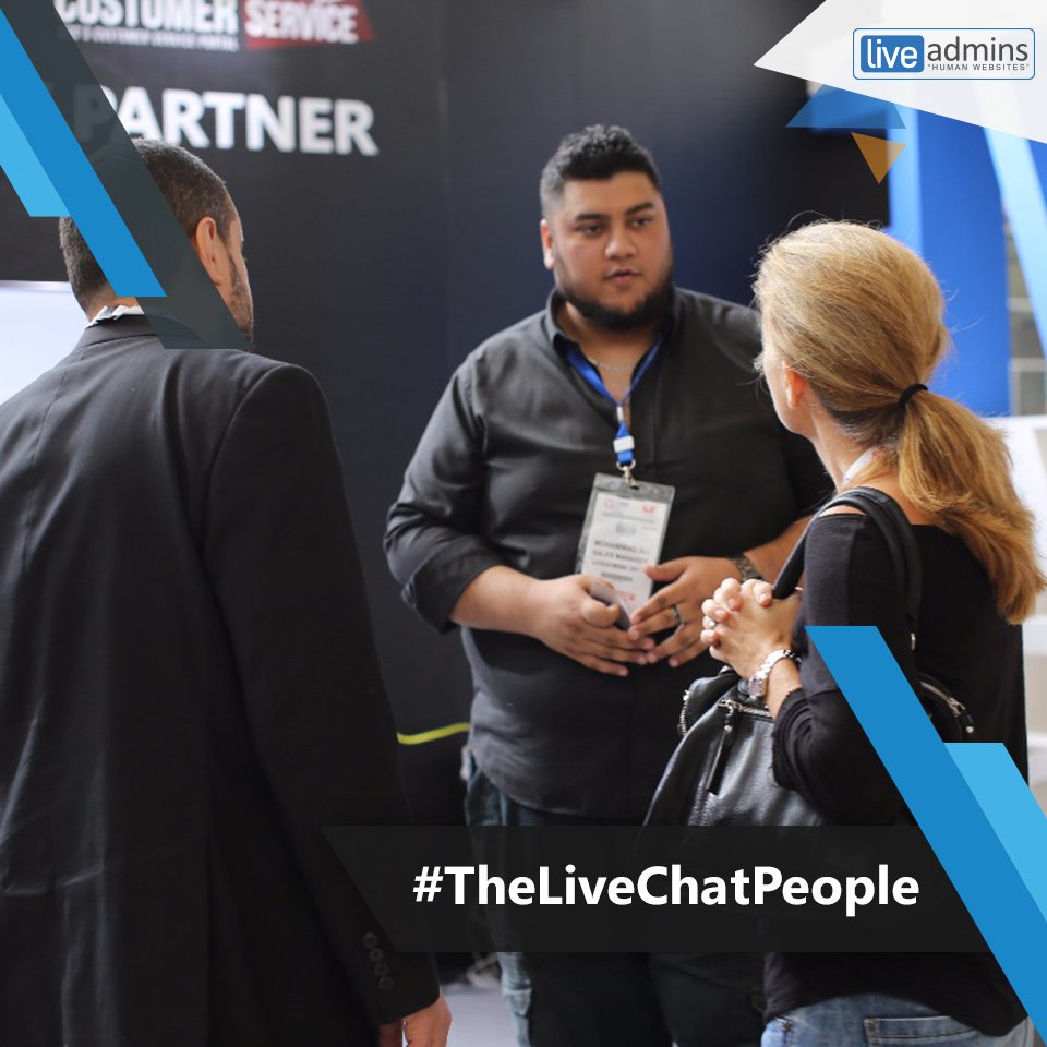 LiveAdmins's tweet photo. #TheLiveChatPeople - adding the human element to your websites.

#gitex #GITEX2018 #ExperienceFutureUrbanism #technews #GITEXTechnologyWeek #customerexperience #customersupport #customerengagement #customersuccess #customerfeedback #techevent #dxb #dubai https://t.co/ugEy2Bp5mE