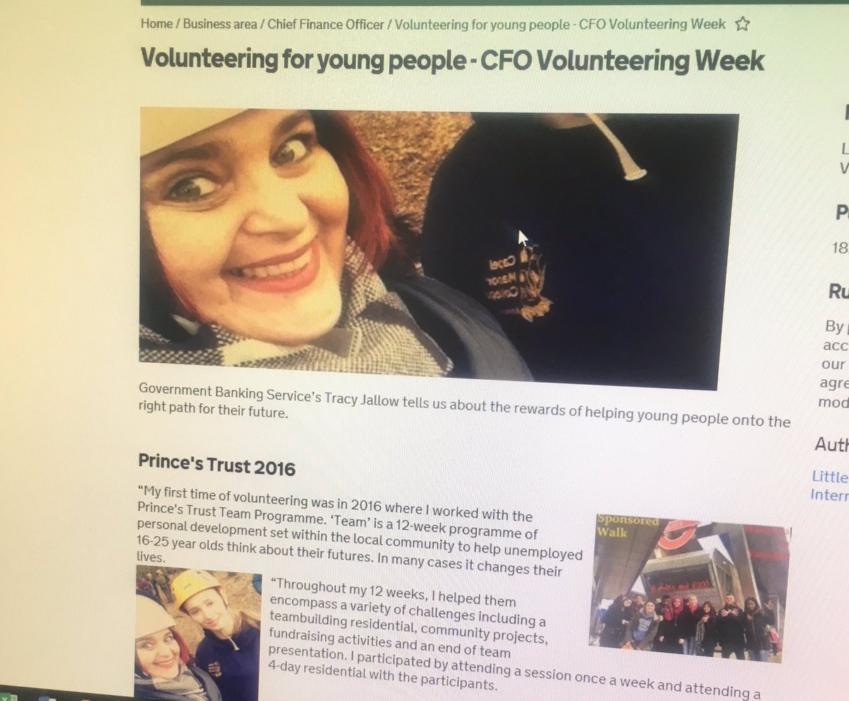 Celebrating volunteering week at work really enjoyed my work with @TheGirlsNet  and @PrincesTrust #volunteer #helpingyoungpeople