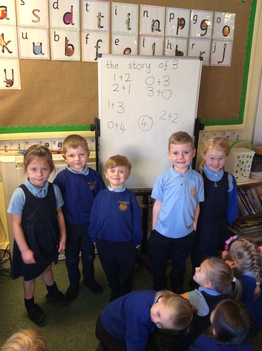 St_Benets's tweet photo. These children worked out different ways to make 3 and 4. #SBmaths https://t.co/nJucrJlkki