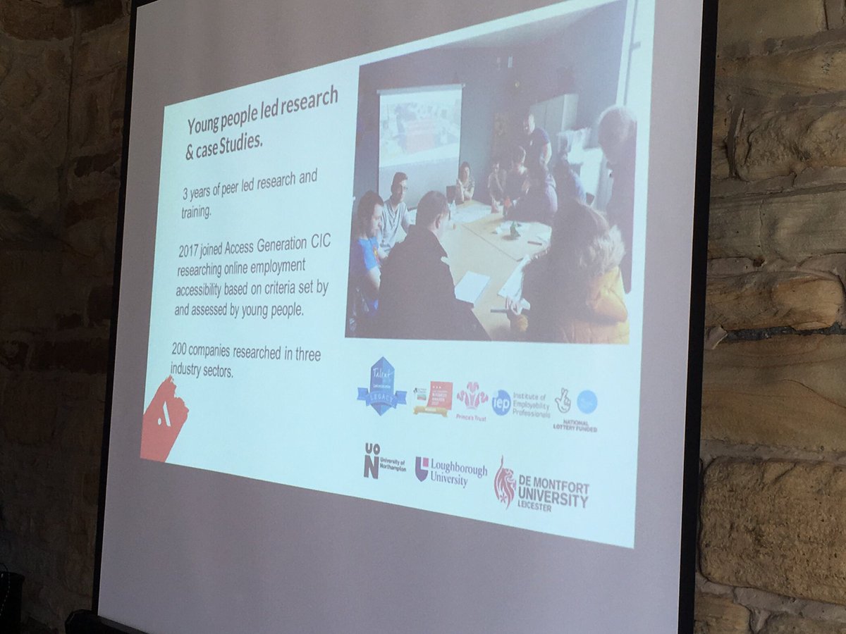 JamesG1104's tweet photo. ⁦⁦@talentmatchleic⁩ ⁦@AGeneration_CIC⁩ showcasing the variety and practicality of Talent Match related research #talentmatch2018 ⁦@BigLotteryFund⁩ thanks Peter Colley and colleagues https://t.co/UgN33LnkrG