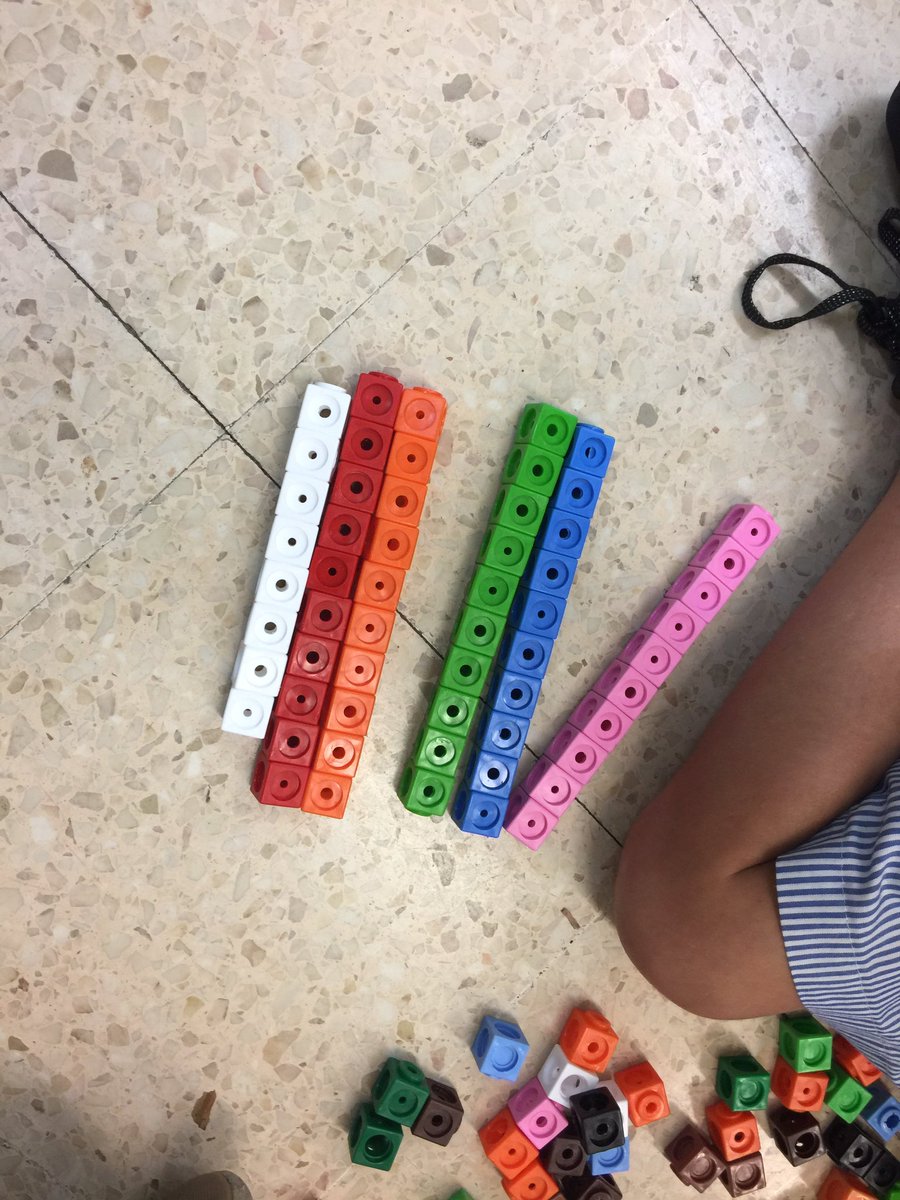 txellartacho's tweet photo. A #matemàtiques #manipulem per treballar la #descomposició dels #nombres #treballenequip #unitats #desenes #centenes #milers #JEGràcia #Kostka #educació https://t.co/sJlDEPHNOr