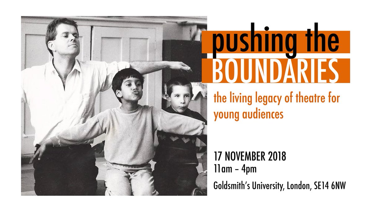 avahunt's tweet image. Pushing the Bounds conference curating with @DannyBraverman and @VickyIreland_ .New speakers join the line up: ROY WILLIAMS, @TheatreCentre and CALED LEE from Singapore 17th November 11am @GoldsmithsUoL - a vision for young peoples theatre for 2020 @avahunt @DerbyUni