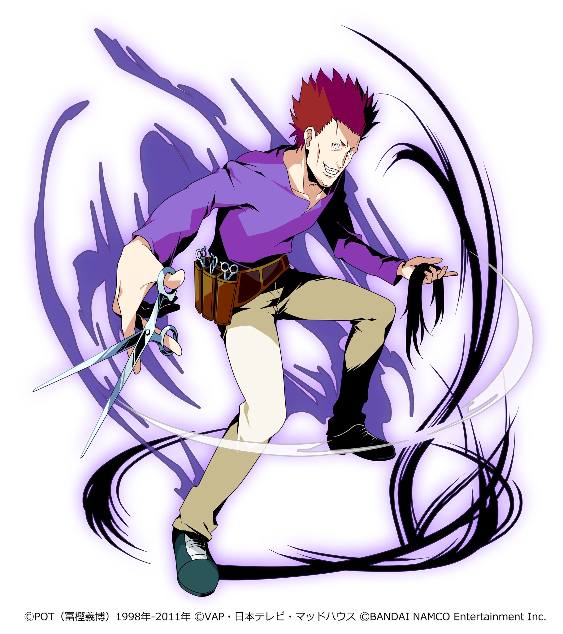 Hunter Hunter グリードアドベンチャー公式 アプリ登場プレイアブルキャラ情報 ビノールト Cv 陶山章央 グリードアイランド参加者の第一級殺人犯 愛用のハサミを武器に攻撃をくりだす グリアド ハンターハンター ビノールト