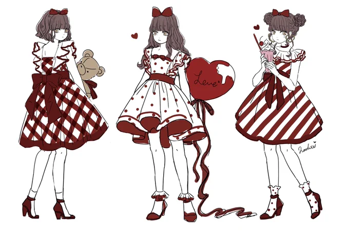 人形に着せたい洋服 
