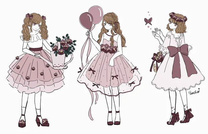 人形に着せたい洋服 