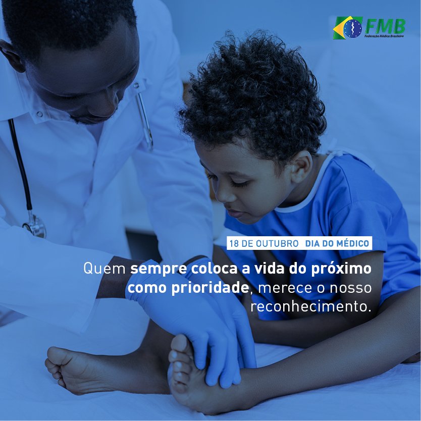 portalfmb's tweet photo. 18 de outubro - Dia do Médico: Há luz no fim do túnel
Confira artigo assinado pelo presidente Federação Médica Brasileira (FMB), Waldir Araújo Cardoso, sobre esta data especial e de muita reflexão para os médicos brasileiros.- Saiba mais em https://t.co/rTiWTBFHts https://t.co/5pMKeYIhCR