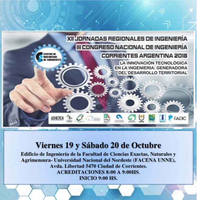 #Conferencia "La realidad del #proyecto segundo puente #Chaco_Corrientes"
Será este viernes 19 de octubre en el #EdificiodeIngeniería, #SedeFacultaddeCienciasExactas ubicado en el #CampusUniversitario de Av. Libertad Nº 5470, #Corrientes.
goo.gl/qQS5Hc