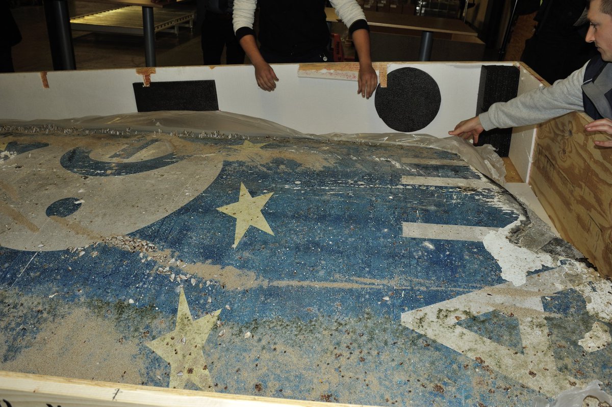 SARGalileo's tweet photo. @CoastguardTeam We found something like that on the #Florida beaches some years ago.
It was not #military, it was a part of #Soyuz #VS09 that had taken two #Galileo satellites to #space.
We repatriated it.
And soon we will exhibit it in #Brussels ! https://t.co/GuwkcvSUTu