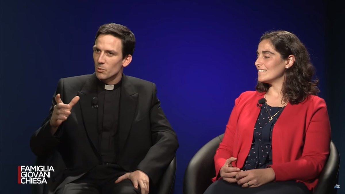 La #Chiesa, i #giovani, i #social #network il #Synod2018 nell'intervista di #Telepace a Cecilia Bayon, Consacrata del Regnum Christi e fr. Melchior Poisson, LC