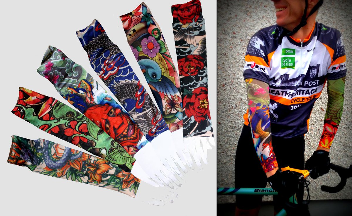Temporary tattoos #tattoosleeves - a fun and easy #halloweencostume #fancydress  #specialoffer 6 pack! sportsink.ie/en/sleeves.html