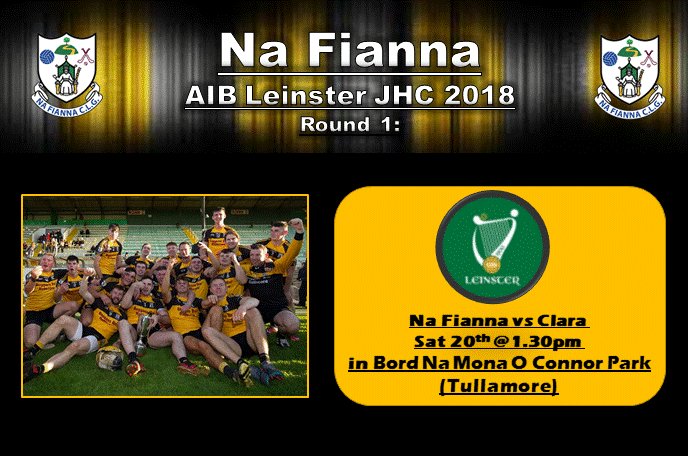 Following our Hurlers Intermediate Final success a fortnight ago, they will now travel to Tullamore this Saturday  to kick off their Leinster campaign against Clara.

Best of luck lads